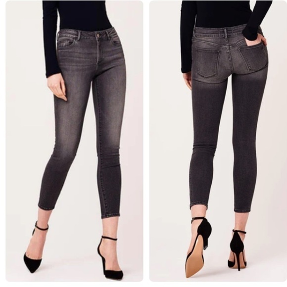 DL1961 Faded Gray Instasculpt Mid Rise Ankle skinny | SIZE 28 - Picture 1 of 8